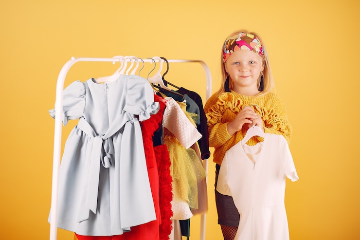 childrens clothes rail